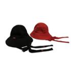 Heart Embroidered Strap Bucket Hat