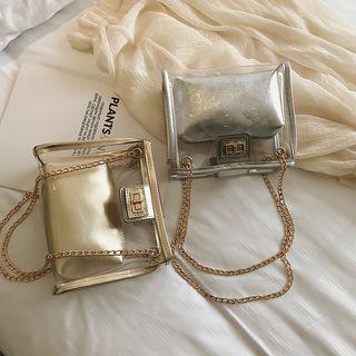 Chained Transparent Crossbody Bag