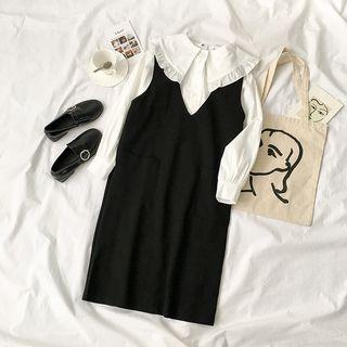 Shirt / Sleeveless Mini Dress