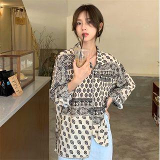 Pattern Shirt Black & White - One Size