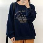 Duck Embroidery Sweatshirt