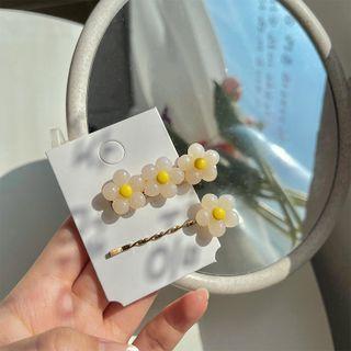 Flower Resin Hair Clip / Hair Pin