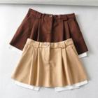 Set: Mini A-line Skirt + Shorts