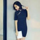 Short-sleeve Slim-fit Cheongsam