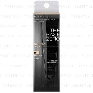 Kate - Secret Skin Maker Zero Foundation Spf 18 Pa++ (#01 Slightly Bright) 30ml