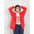 Plus Size Round-neck Printed T-shirt