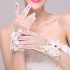 Rhinestone Wedding Gloves