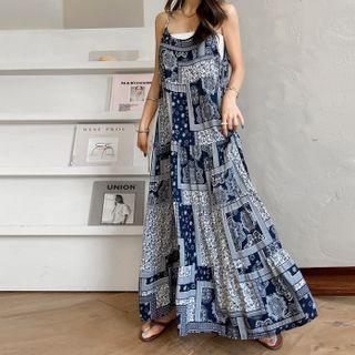 Paisley Sleeveless Maxi Dress