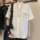 Elbow-sleeve Rabbit Shirt