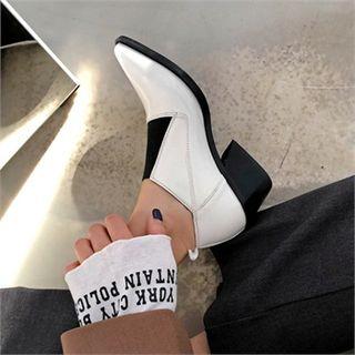 Pointy-toe Banded Loafers