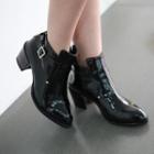 Patent Ankle Boots