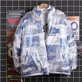 Patterned Zipped Jacket