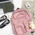 Printed Backpack / Bag Charm / Set