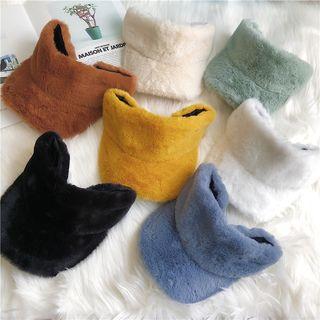Faux Fur Visor Hat