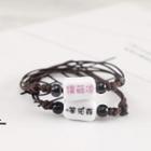 Couple Matching Chinese Character Ceramic Bracelet