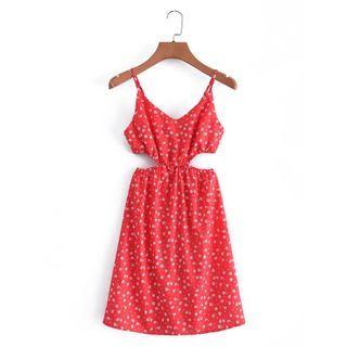 Spaghetti Strap Floral Mini Sundresss