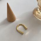 Alloy Open Ring 1 Pc - J1651 - Open Ring - Gold - One Size