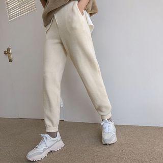 Drawcord Knit Jogger Pants