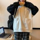 Couple Matching Two-tone Loose-fit Hoodie