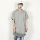 Short-sleeve Layered T-shirt