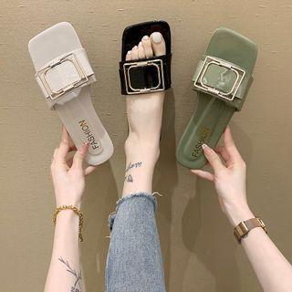 Metal Slide Sandals