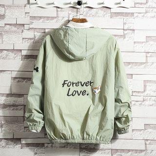 Dog Print Windbreaker