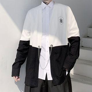 Two Tone Cardigan