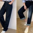 Adjustable-waist Loose-fit Jeans