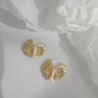 Freshwater Pearl Alloy Earring 1 Pair - S925 Silver - Gold - One Size