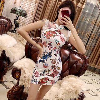 Perspective Cheongsam Dress
