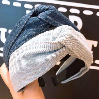 Denim Criss Cross Headband