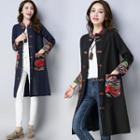 Patch Pocketed Long Jacket