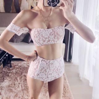 Lace Strapless Bikini