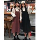 Turtleneck Long-sleeve Top / Jumper Midi A-line Dress