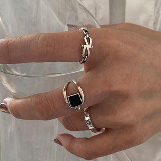 Geometric Alloy Open Ring (various Designs)