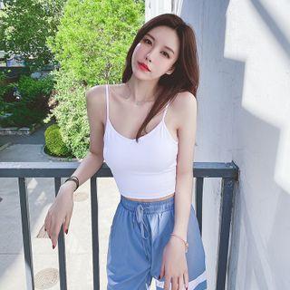 Open-back Cropped Sports Camisole Top