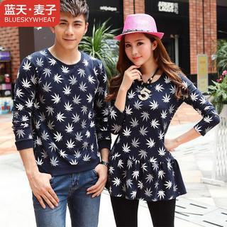 Couple Print T-shirt / T-shirt Dress
