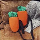 Carrot-shaped Nylon Crossbody Bag