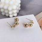 Alloy Bead Earring 1 Pair - Gold - One Size