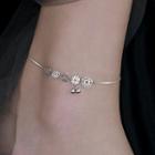 Disc Anklet Silver - One Size