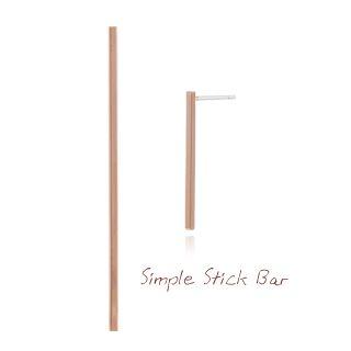 Asymmetric Metal-bar Earrings
