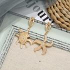 Starfish Drop Earring As Shown In Figure - One Size