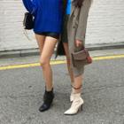 Pointy-toe Pin-heel Booties
