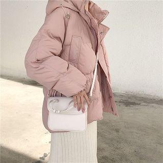 Buttoned Jacket / Straight Fit Midi Skirt