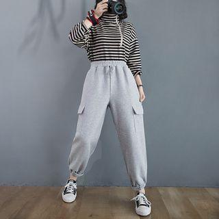 Drawstring Pocket Sport Pants