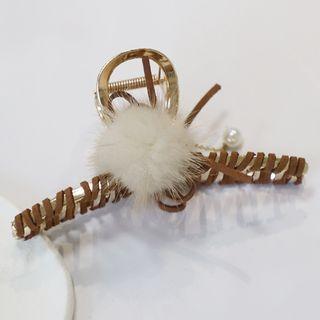 Bobble Hair Claw Gold - One Size