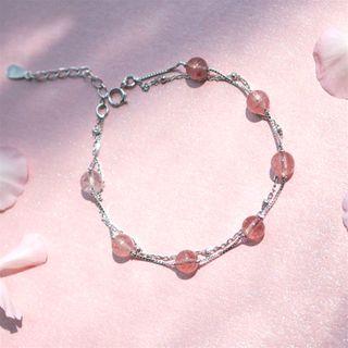 925 Sterling Silver Bead Layered Bracelet