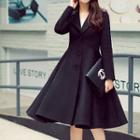 A-line Single-breasted Coat