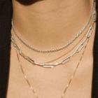Sterling Silver Necklace (various Designs)
