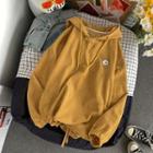 Pattern Hooded Top